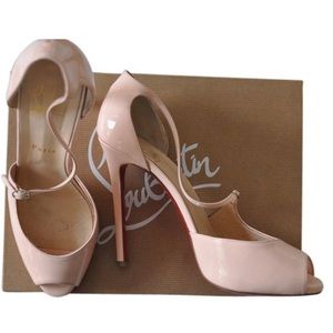 Nude Grorolli 120 Patent Poudre Pink Pumps 39.5